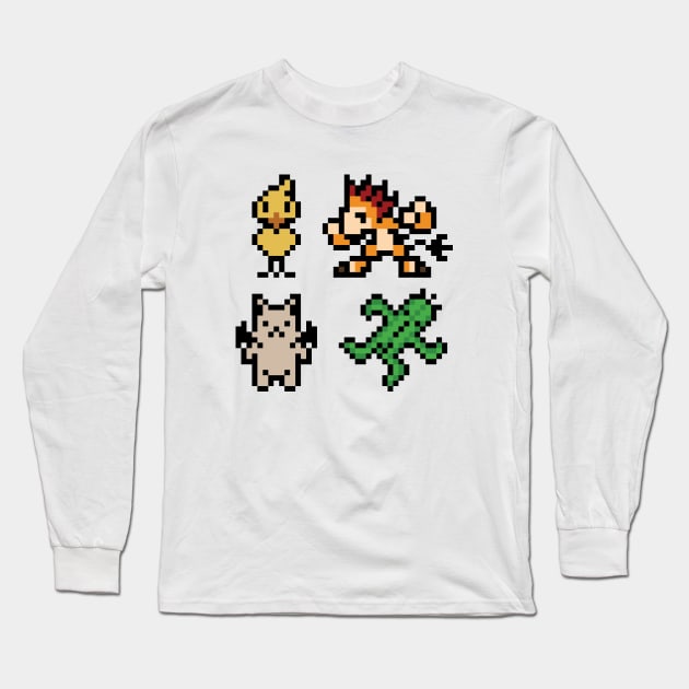 Pocketstation Final Fantasy Friends Long Sleeve T-Shirt by inotyler